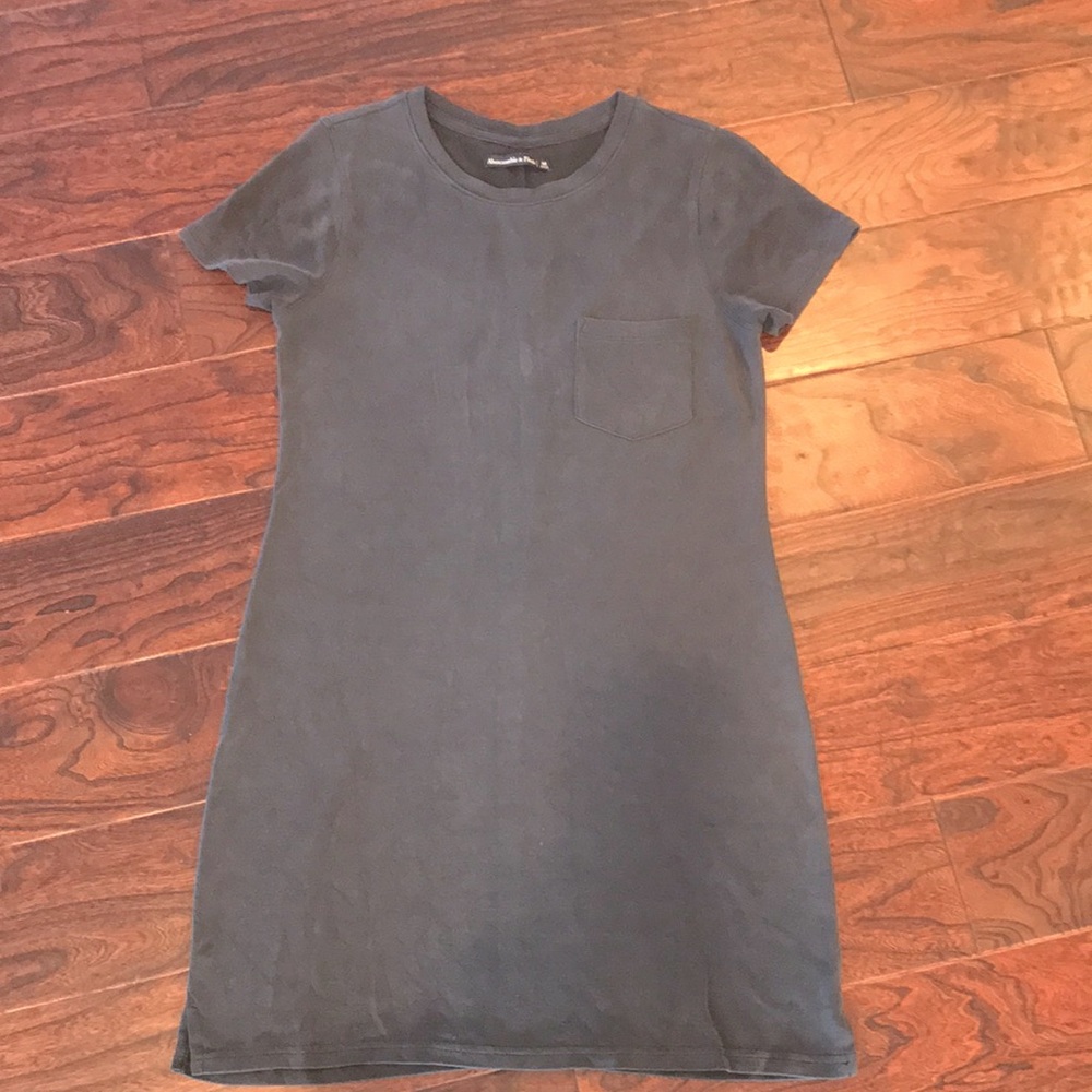 Abercrombie T-shirt dress, grey